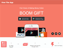 Tablet Screenshot of freetheapp.com